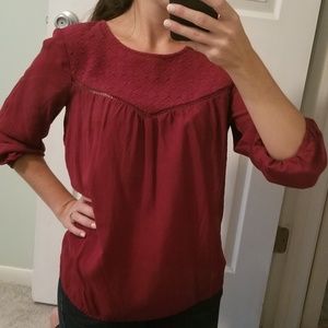 Crimson Old Navy tunic